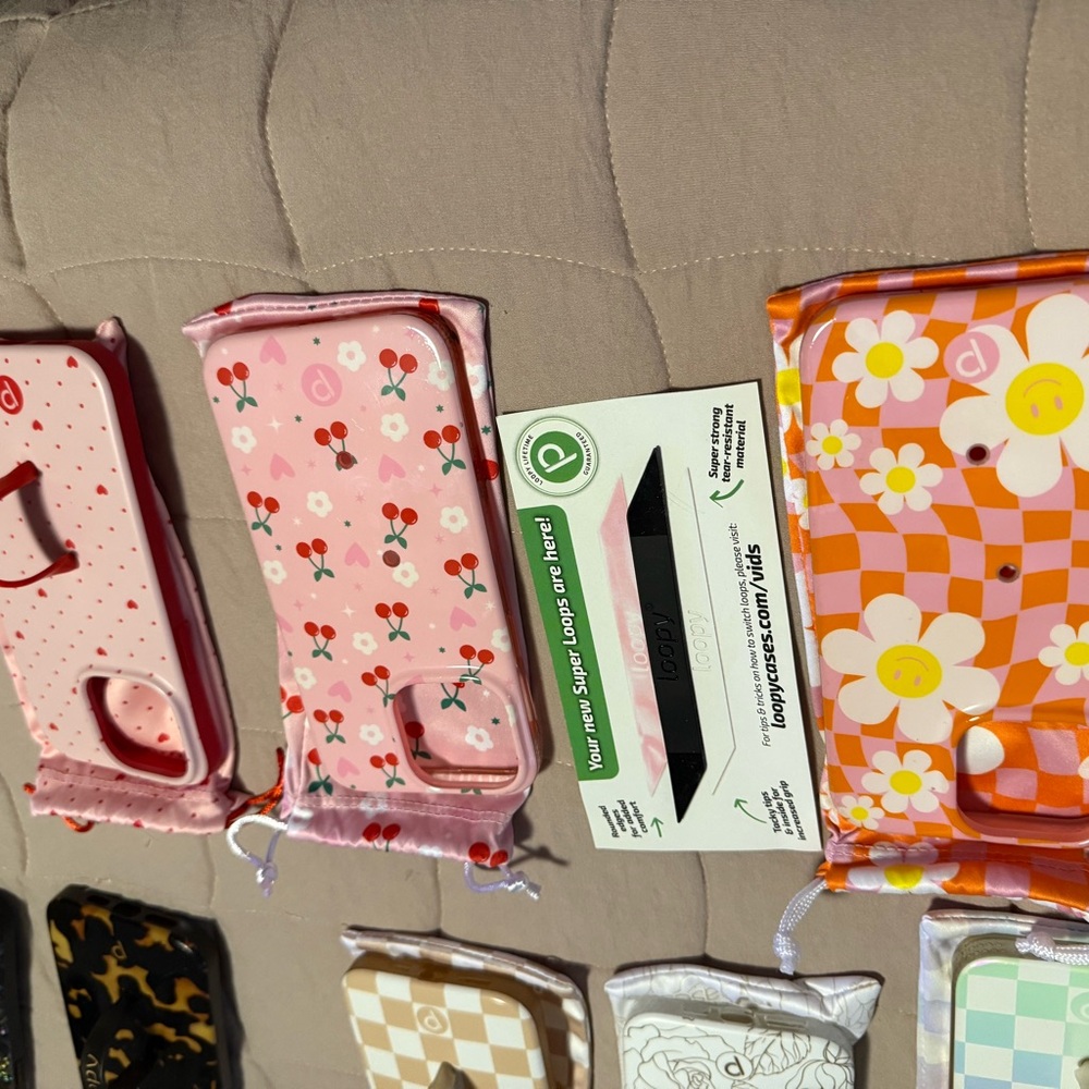 Cherry Pattern Phone Cases for buyer!